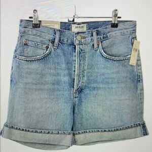 AGOLDE Women's Blue Denim Shorts